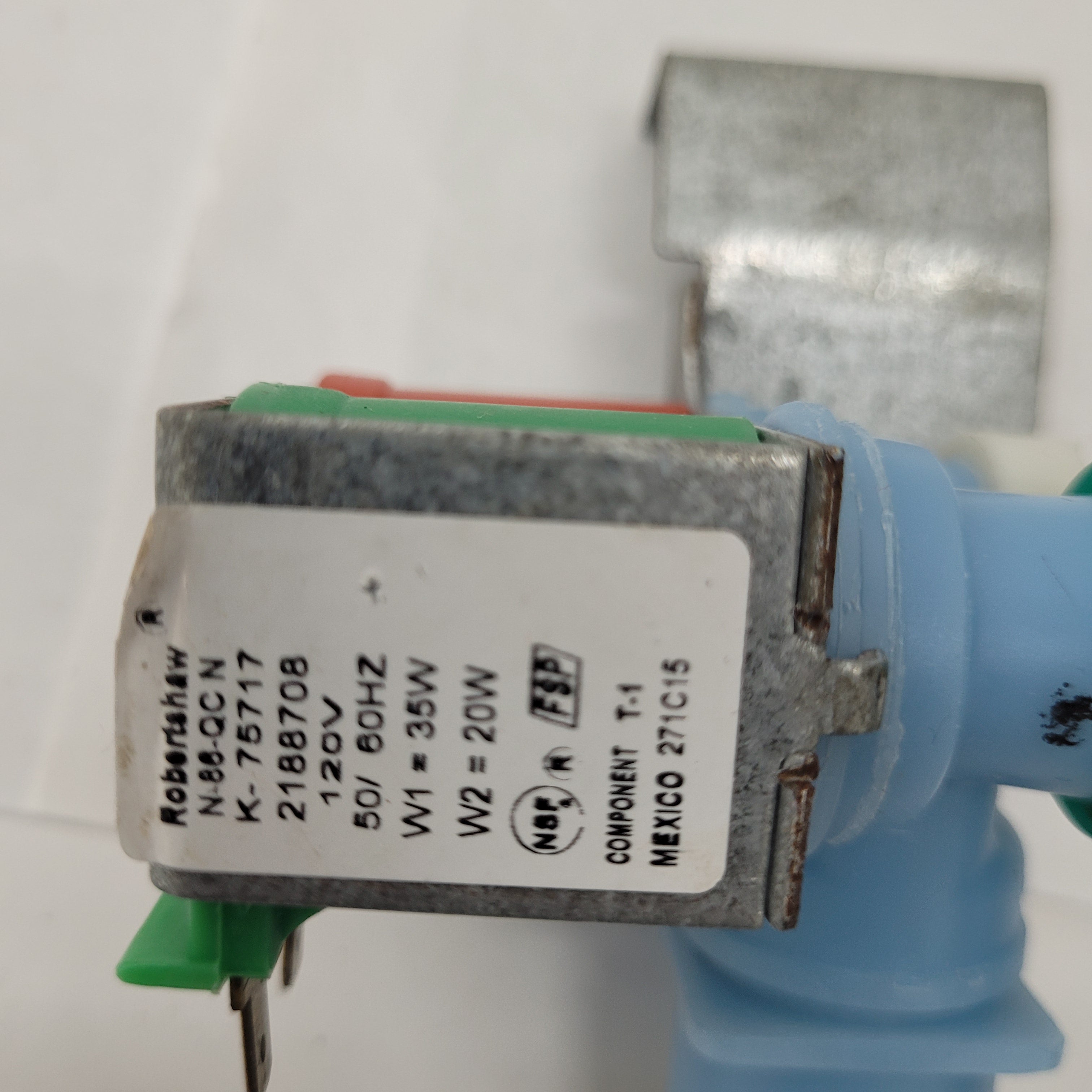 Whirlpool Refrigerator Water Inlet Valve W10179146 Whirlpool Refrigerator Water Inlet Valve W10179146